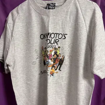 OKAMOTO'S TOUR 2022 티셔츠 DISH 키타무라 타쿠미