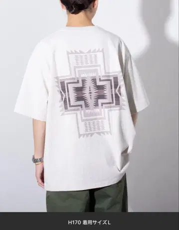 PENDLETON / 펜들턴 별주 백 프린트 크루넥 티셔츠