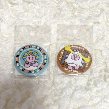 빤쮸토끼 람세스 대왕전 콜라보 캔뱃지 2종 세트