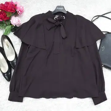 G6474*CELFORD 셀포드 블라우스 셔츠 보라색 퍼플 36