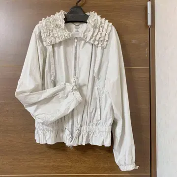 jane marple 제인 마플 프릴 옷깃 집업 점퍼 블루종