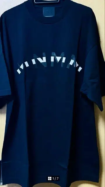 MINIMAL 오버사이즈 티셔츠 블랙