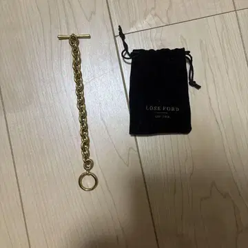 LOSE FORD 골드 체인 팔찌