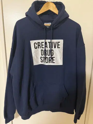 CREATIVE DRUG STORE 후드티 XL 네이비