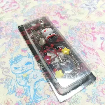 고토치 키티 헬로키티 다케모토 노바라 펑크 콜라보 키링 스트랩