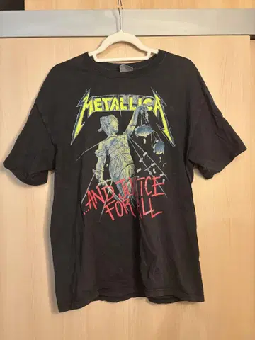 Metallica 티셔츠 헤비 웨이트 블랙