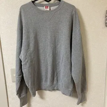 Hanes 그레이 맨투맨 L