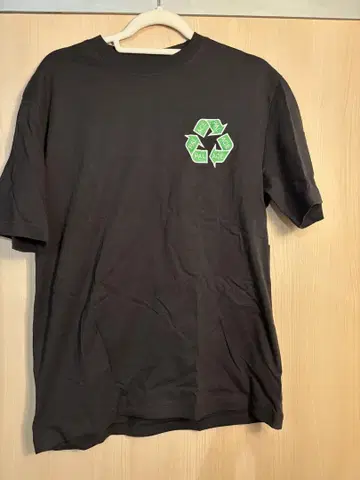 PALACE 리사이클 심볼 티셔츠 블랙