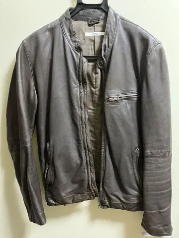 브라운 가죽 자켓 journal standard relume