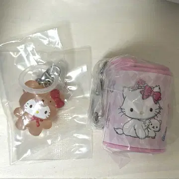 산리오 키티 메지루시 액세서리 라떼 곰 코인 실린더 가챠