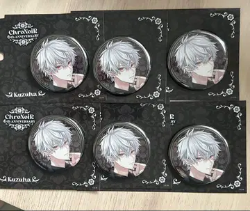 ChroNoiR 6주년 캔뱃지 금박 캔뱃지 쿠츠하