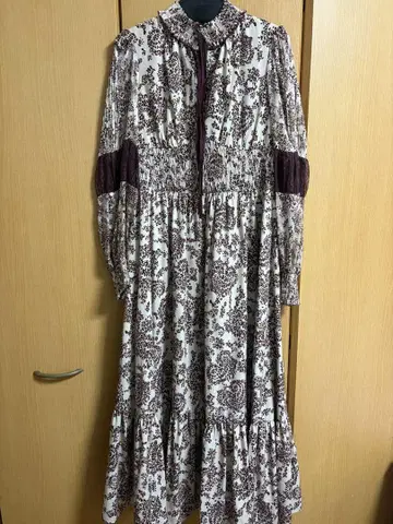 Herlipto Winter Floral Long-sleeve Dress