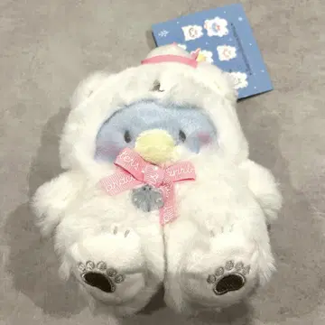 산리오 턱시도샘 시로쿠마 푹신푹신 스노우 디자인 봉제 인형 참