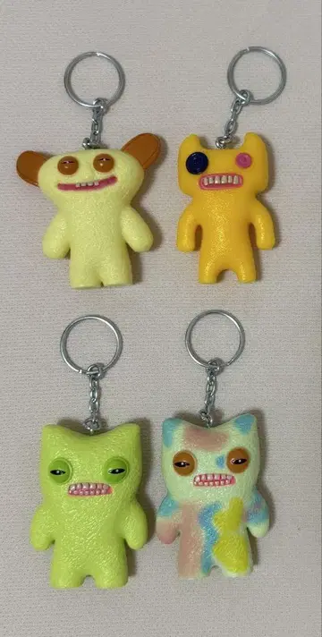 퍼글러 키링 4개 세트