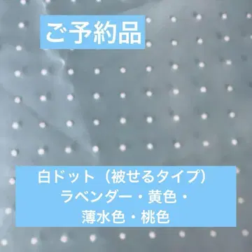 볼륨 리본 4점 화이트 도트 레이스