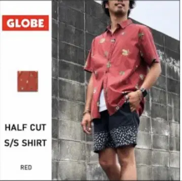 GLOBE 페이즐리 무늬 버튼 다운 셔츠 M 사이즈 그로브