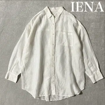 IENA 이에나 2020 ss 린넨 오버 사이즈 긴팔 셔츠 White