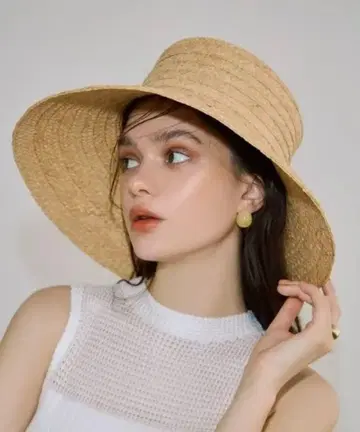 eimy istoire 베이지 스트로 밀짚모자