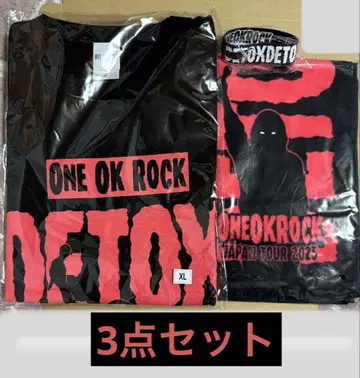 ONE OK ROCK 티셔츠 머플러 타월 러버 밴드 3점