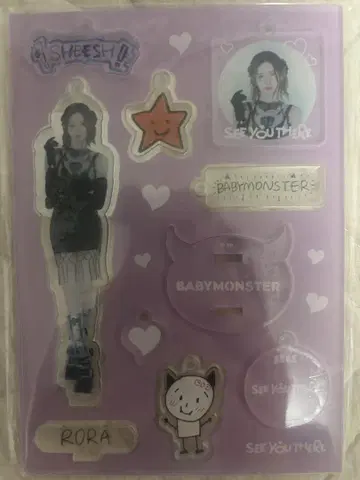 BABYMONSTER 베비몬 로라 아크릴 스탠드 키트 아크릴 스탠드