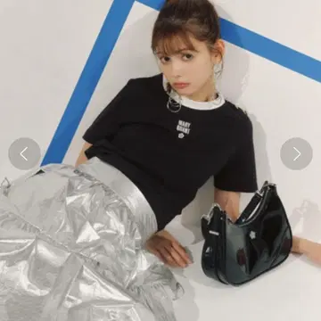 MARY QUANT Lily brown 티셔츠 마리쿠와 릴리 브라운