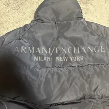 ARMANI/EXCHANGE 네이비 다운 자켓
