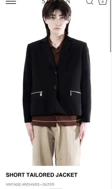 Sullen Tokyo Short Tailored Jacket