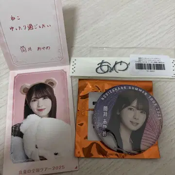츠츠이 아야메 노기자카46 캔뱃지 3세트