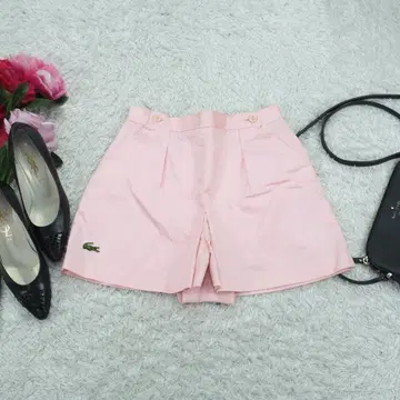 G9697*컨디션 최상 LACOSTE 라코스테 숏팬츠 핑크 38