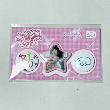 nct wish one summer wish 핀버튼 리쿠
