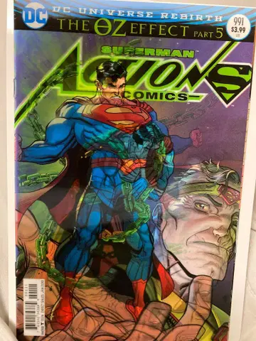 ACTION COMICS #991 렌티큘러 커버 아메리칸 코믹스 리프