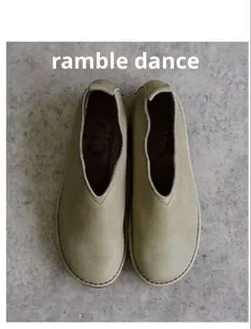 새상품 ramble dance [ 럼블 댄스 ] 슈링크 가죽 신발
