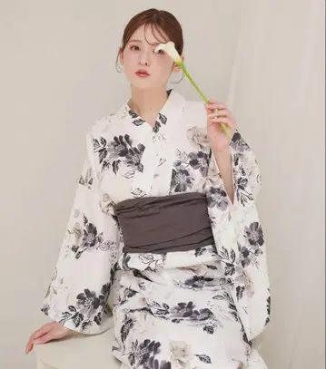 fupel 유카타 ivory