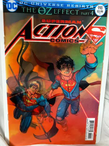 ACTION COMICS #990 렌티큘러 커버 아메리칸 코믹스 리프