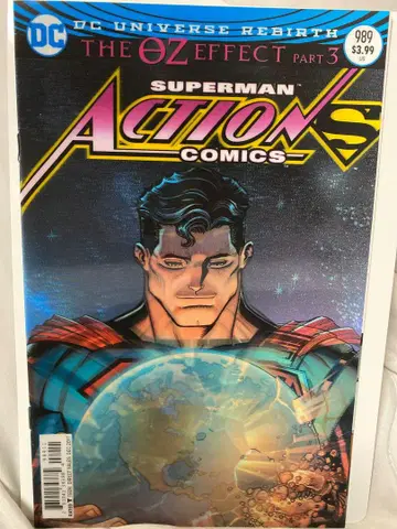 ACTION COMICS #989 렌티큘러 커버 아메리칸 코믹스 리프