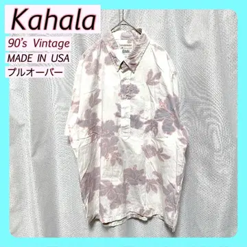 [Kahala 카할라] USA 제 90년대 빈티지 알로하 셔츠 L