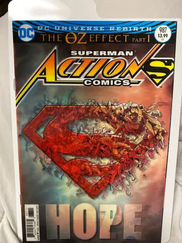 ACTION COMICS #987 렌티큘러 커버 아메리칸 코믹스 리프