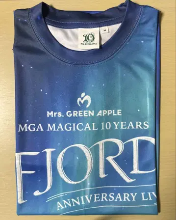 Mrs. GREEN APPLE 10주년 기념 피요르드 티셔츠 M