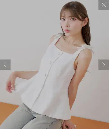 chico 프론트 버튼 트위드 페플럼 베스트
