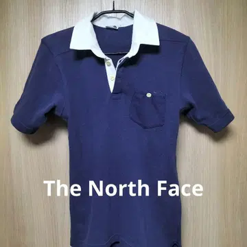 THE NORTH FACE 네이비 피케 셔츠