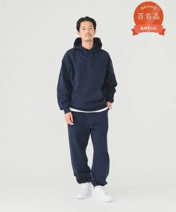 BEAMS 배기 테이퍼드 스웨트 팬츠 빔즈 100명품 L 사이즈