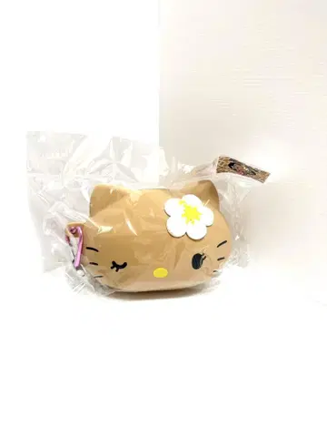 새상품 햇볕에 탄 키티 실리콘 펜 파우치 하이비스커스 산리오 파우치