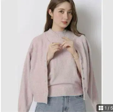 아푸와이저 리셰 반짝이 가디건