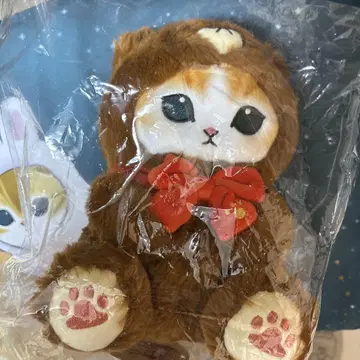mofusand 테디베어 냥 봉제 인형 S 브라운