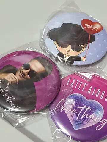 EXILE ATSUSHI 캔뱃지 총 3종 세트