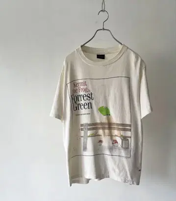 Kermit the Frog Forrest Green 셔츠 90's