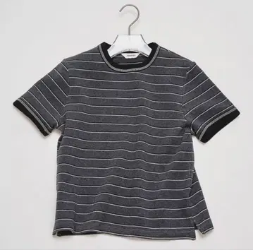 새상품 TODAYFUL Border Ringer Tee 차콜 그레이