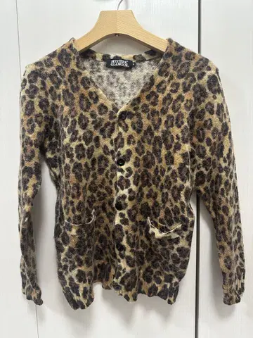 HYSTERIC GLAMOUR 레오파드 무늬 가디건 M