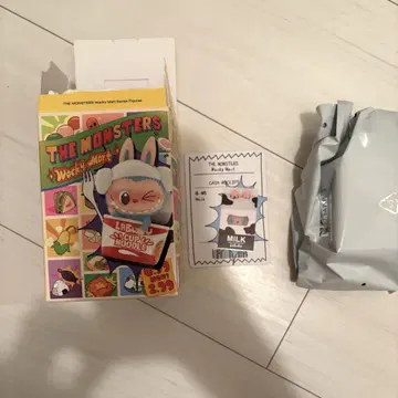 THE MONSTERS Wacky Mart Labubu 라부부 밀크