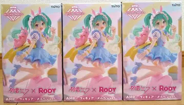 하츠네 미쿠 x RODY AMP+ 피규어 - 메르헨 ver. - 3세트